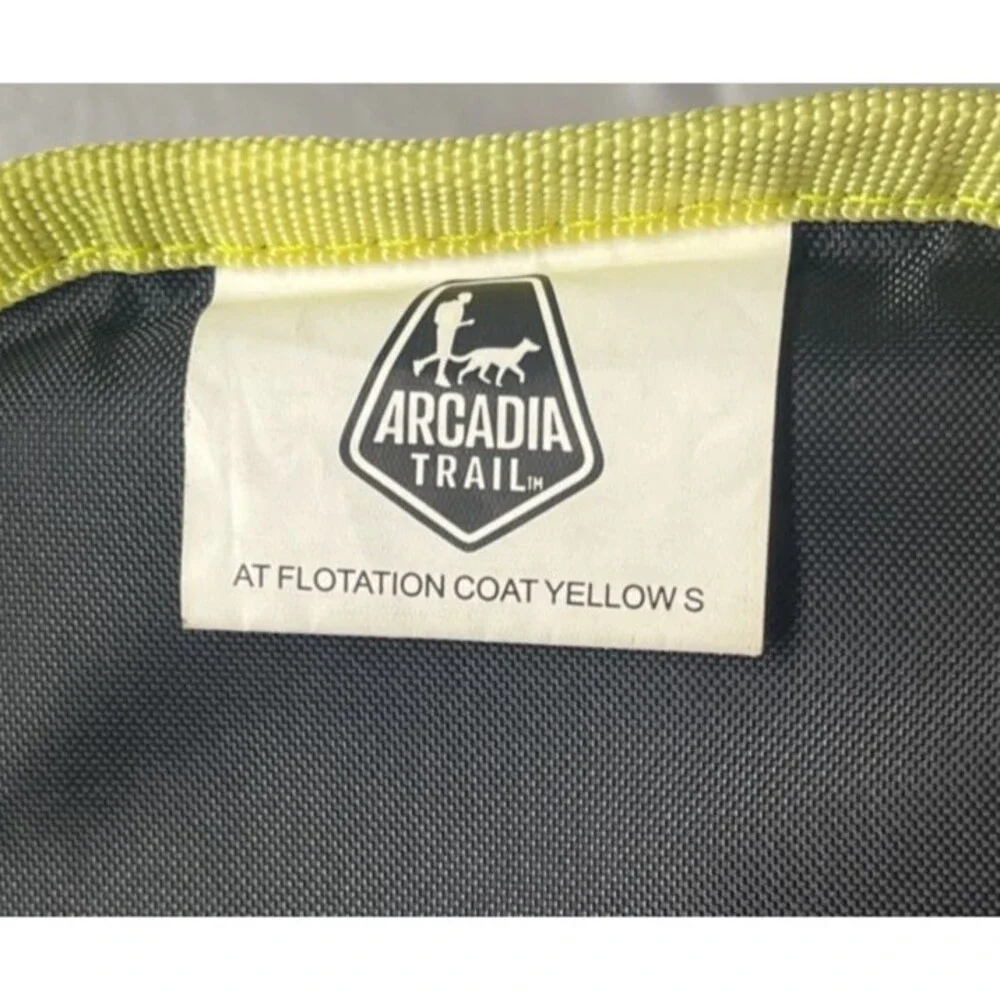 Arcadia Trail High Visibility Dog Life Jacket Flotation Aid Green SZ Medium EUC